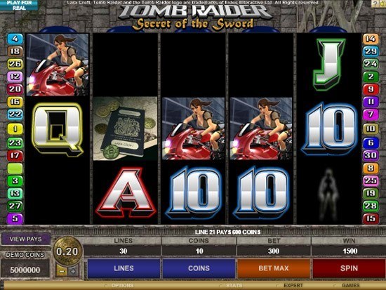 Tomb Raider 2 Slot