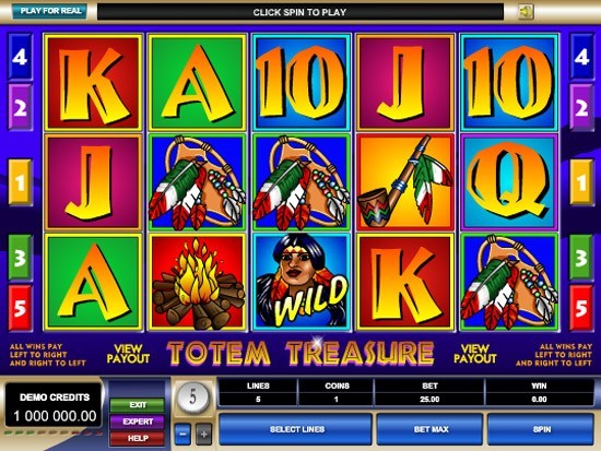 Play Totem Treasure Slot for Real Money