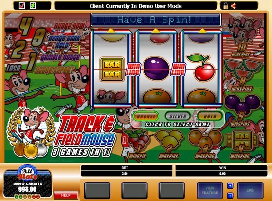 Play Track and Field Mouse Slot for Real Money