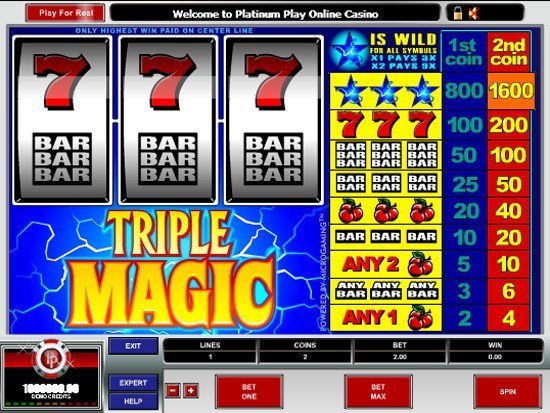 Play Triple Magic Slot for Real Money