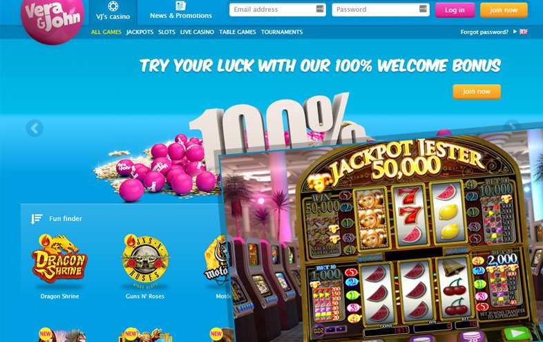 Vera & John Casino Pays Double Jackpot