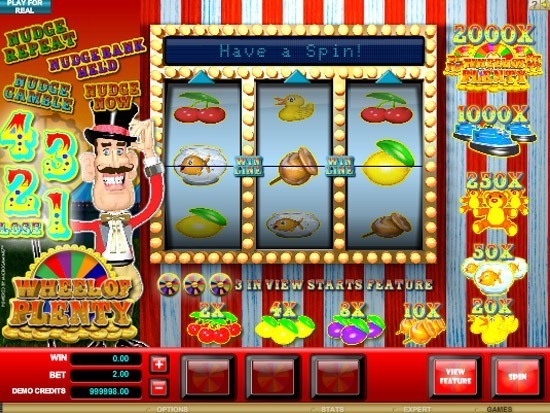 Play Wheel of Plenty Slot for Real Money