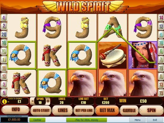 Play Wild Spirit Slot for Real Money