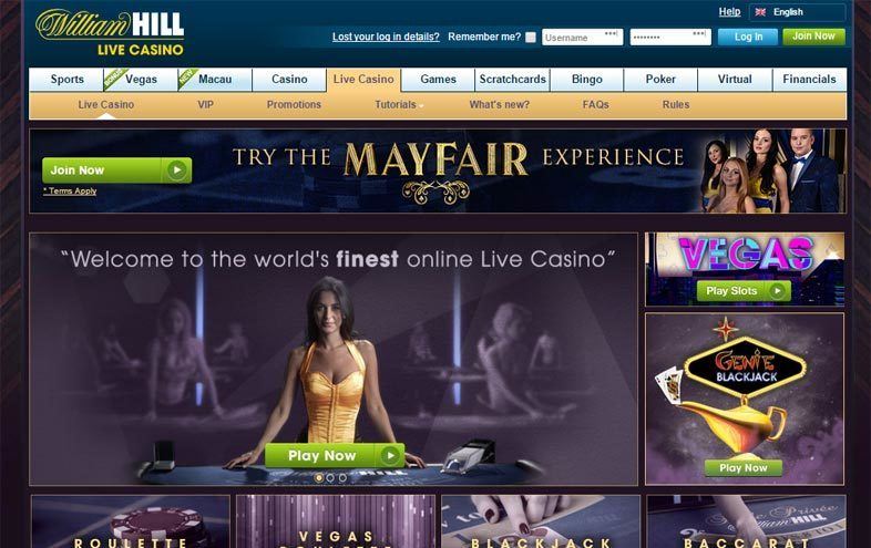 William Hill Live Casino Bonus